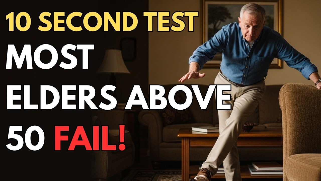 The 10-Second Balance Test That Predicts Your Remaining Years!