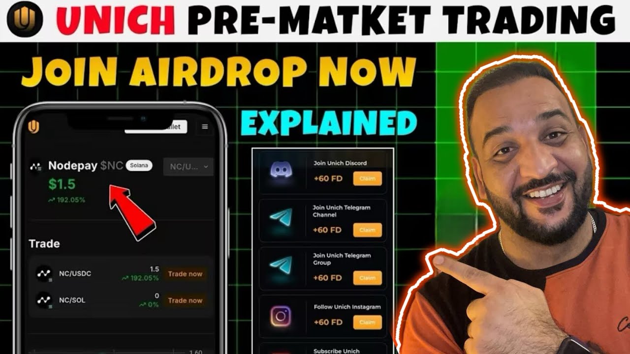 &ldquo;Unich Airdrop Live 🔥 | Pre-Market Sale Started &ndash; Don&rsquo;t Miss This Chance!&rdquo;