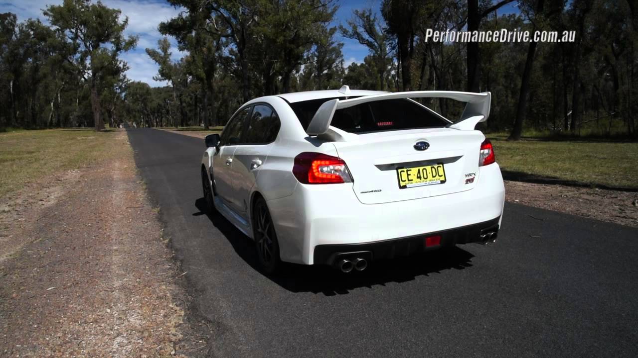 2016 Subaru WRX STI 0-100km/h & engine sound
