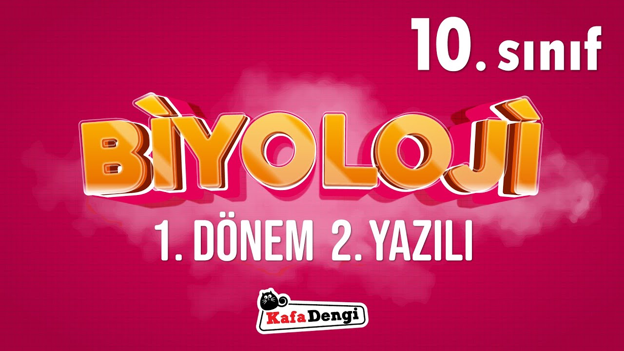 10. Sınıf Biyoloji Yazılı Çalışması - 1. Dönem 2. Yazılı