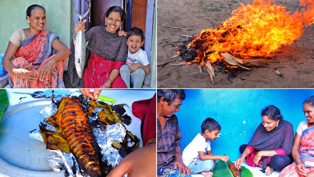 சீதூ செஞ்ச வஞ்சரம் மீன் Tandoori சுட்டு எல்லாரும் சாப்பிட்டோம் | Vinoth Seetha