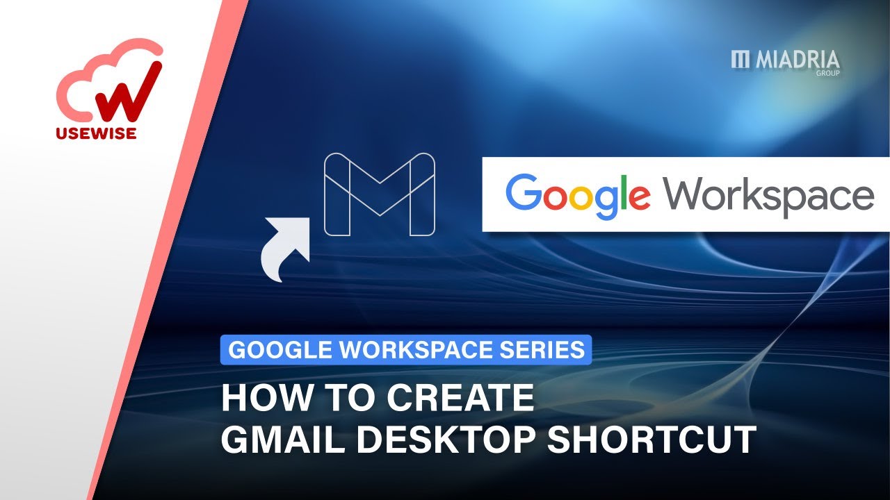 How to create Gmail desktop shortcut