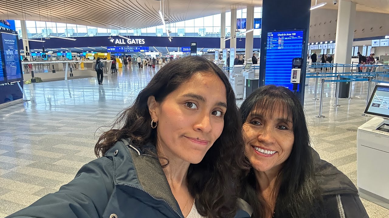 La triste DESPEDIDA DE MI MAMÁ EN EL AEROPUERTO 🥹✈️
