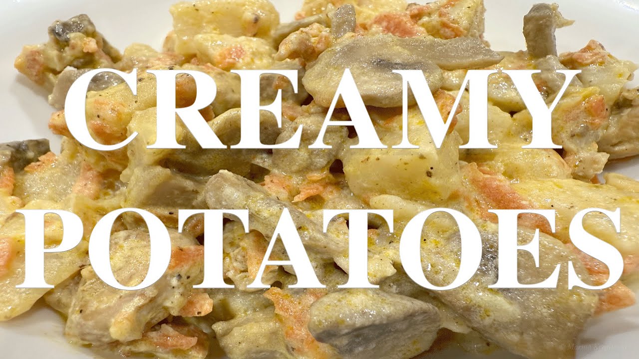 Creamy Potatoes with Mushrooms and Chicken – One-Pot Comfort Food Recipe