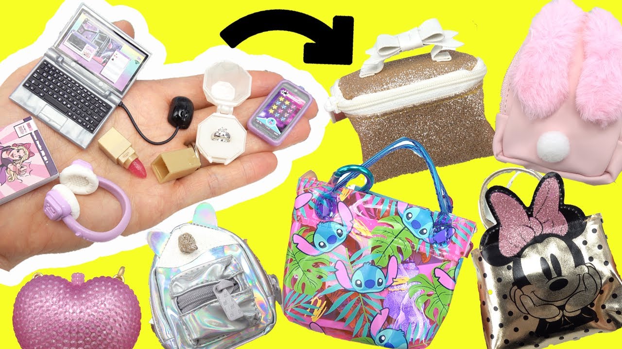 Real Littles Backpacks and Handbags with Disney Encanto Mirabel, Isabela, Luisa Dolls