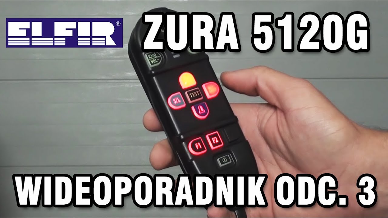 Elfir -  ZURA 5120G - prezentacja działania (odc. 3) - eLightbars.pl