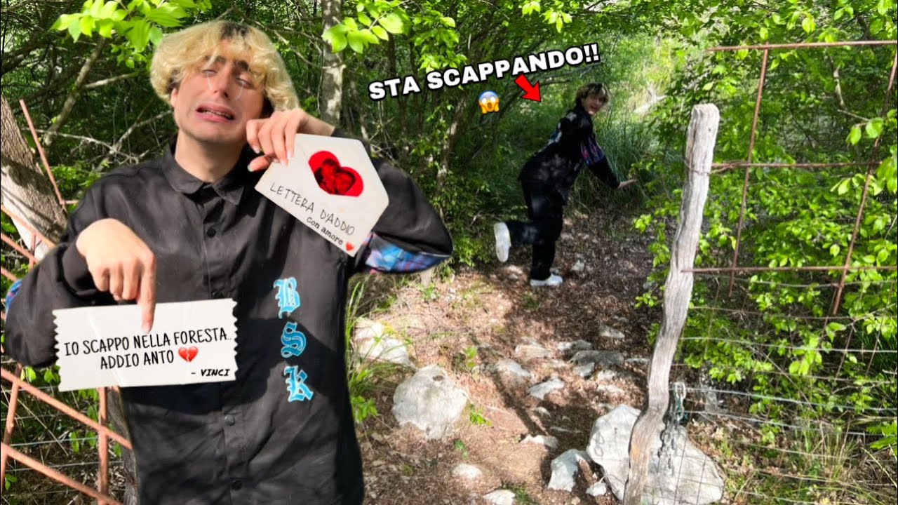 VINCI SCAPPA DI CASA E SI PERDE NELLA FORESTA! CI SONO TANTI LUPI!! *aiuto*