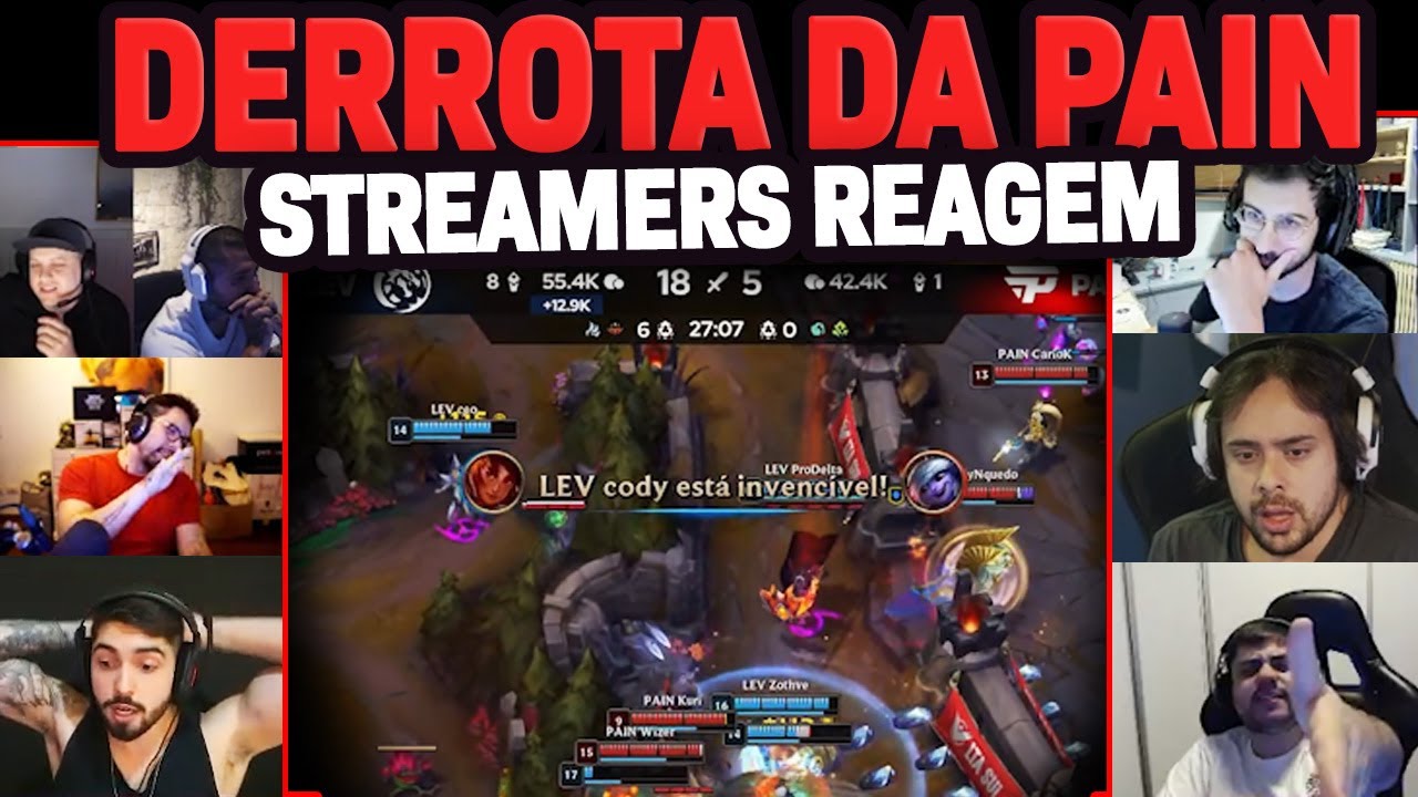 STREAMERS REAGEM AO BRASIL PERDENDO O CBLOL PRO TIME ARGENTINO (DERROTA DA PAIN)