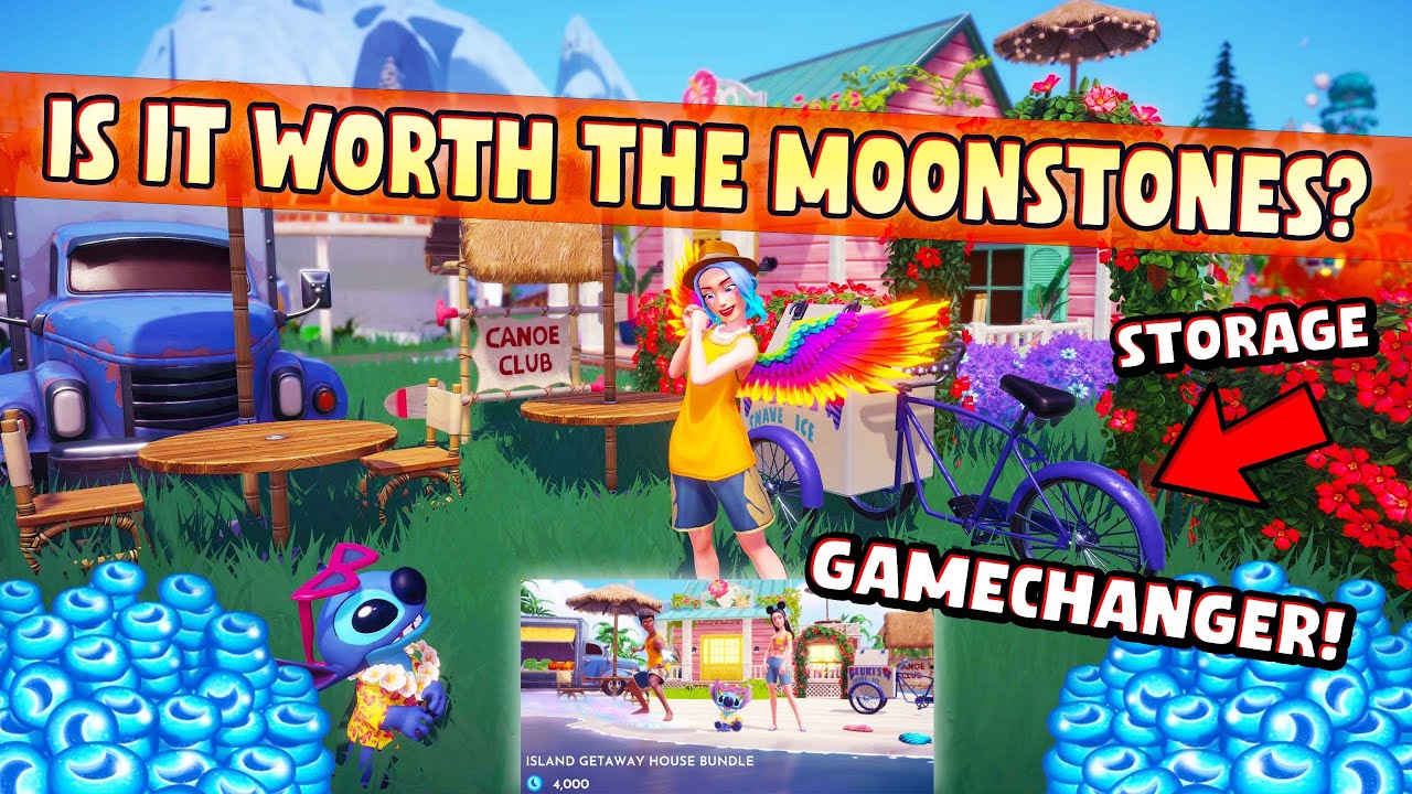 Island Getaway House Bundle in Dreamlight Valley. Should You Buy It? SECRET Feature + New Crazy BUG!