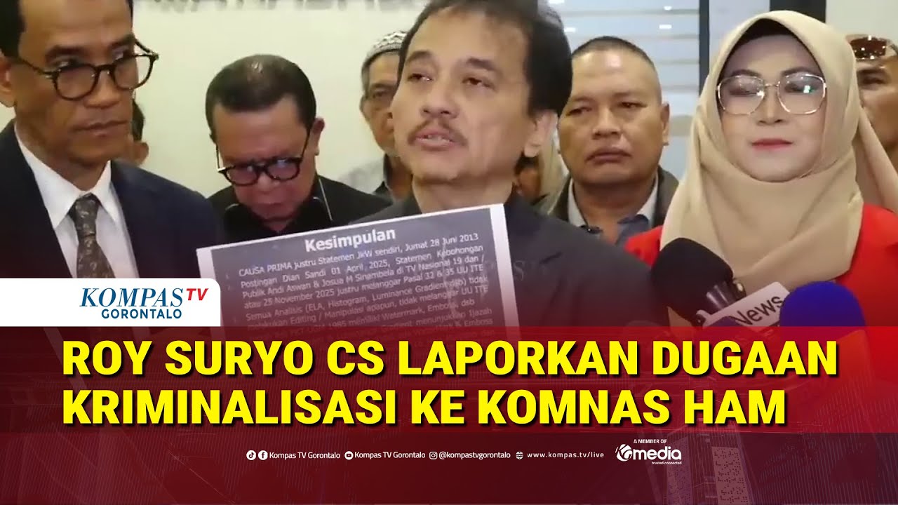 Roy Suryo CS Laporkan Dugaan Kriminalisasi Kasus Ijazah Jokowi ke Komnas HAM