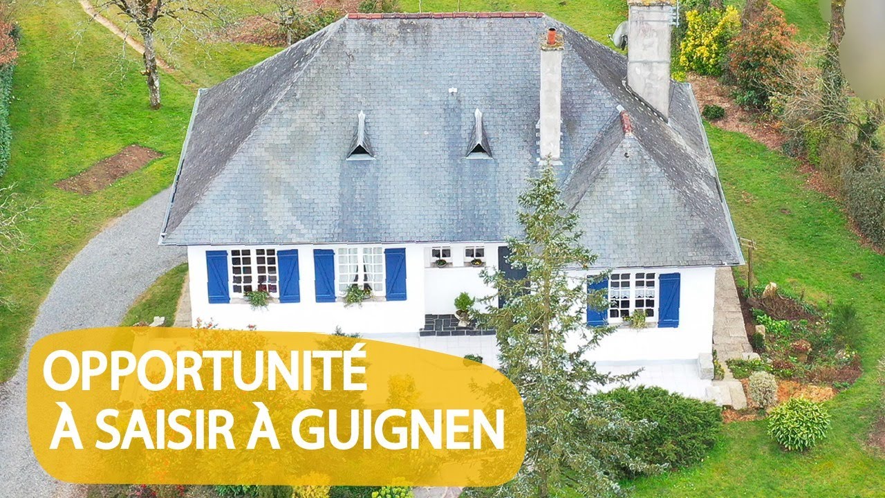 À VENDRE - Charmante maison des années 1960 à venir visiter sur GUIGNEN !