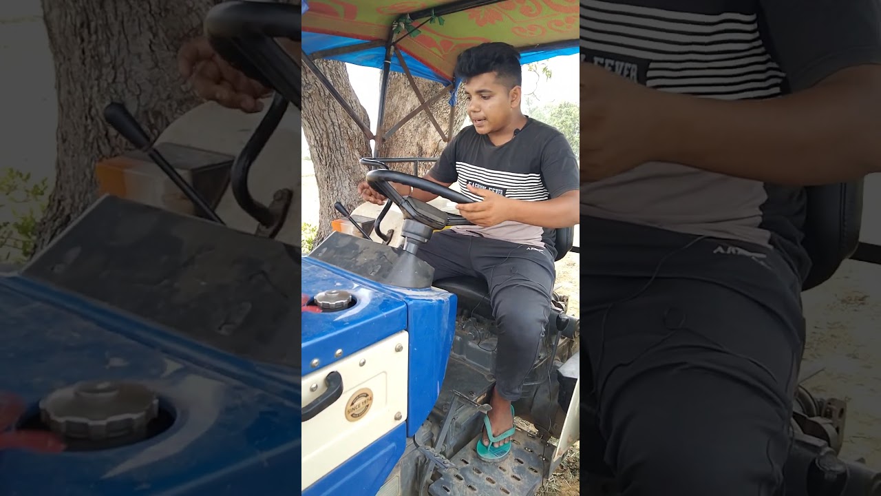 Swaraj 742 XT model tractor steering problem solve short video 💪 #tractor #nishu #nisu #video