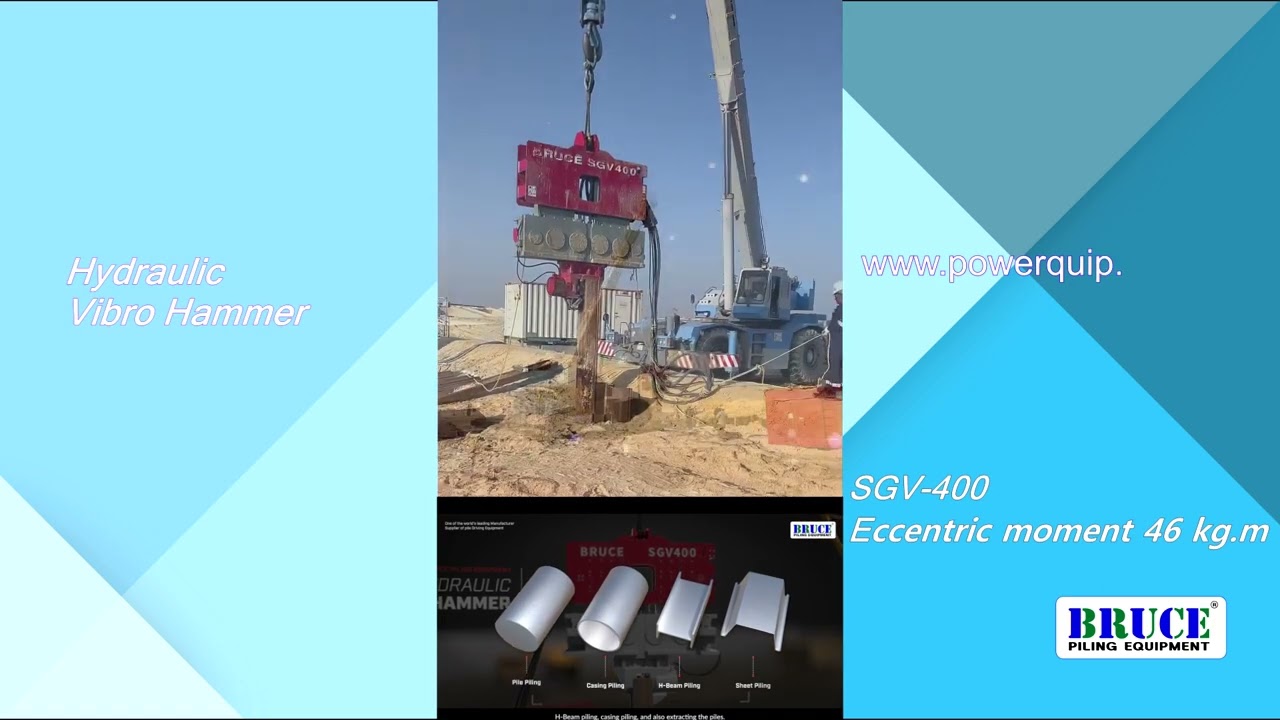 VIBRATORY HAMMER BRUCE SGV-400-vibro-hammer-2023
