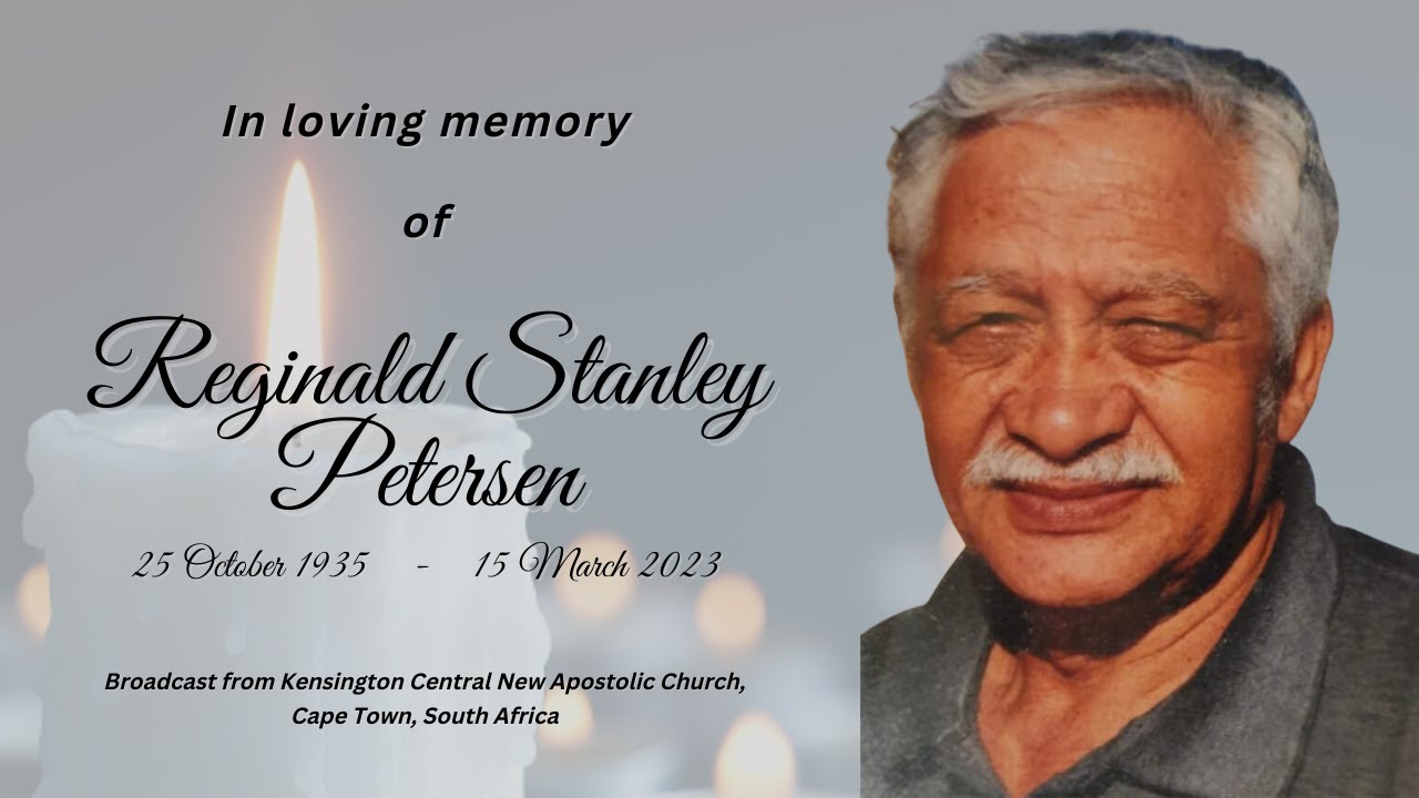 Funeral service of Reginald Stanley Petersen - Saturday, 25 March 2023 at 10AM