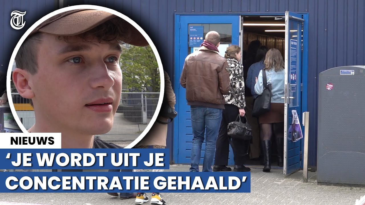 Pro-Palestina demonstratie tijdens tentamen: 'Ellende!'