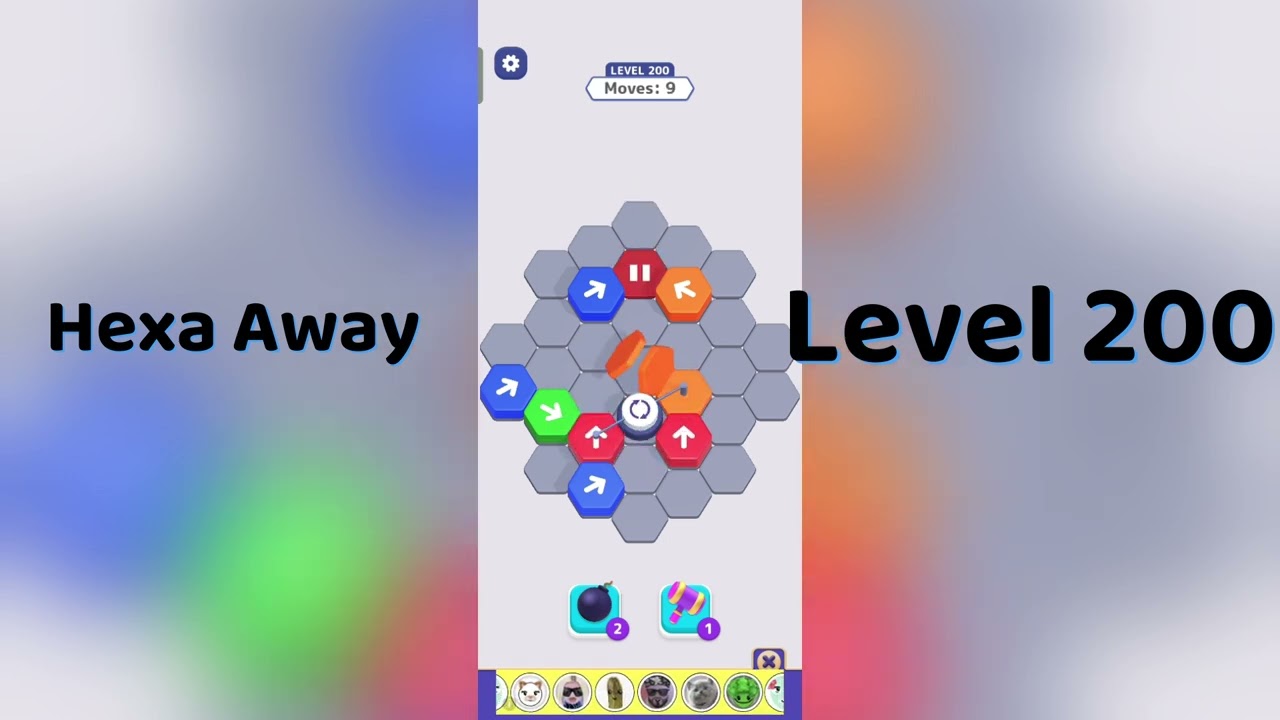 🧠 Hexa Away Level 200 Walkthrough