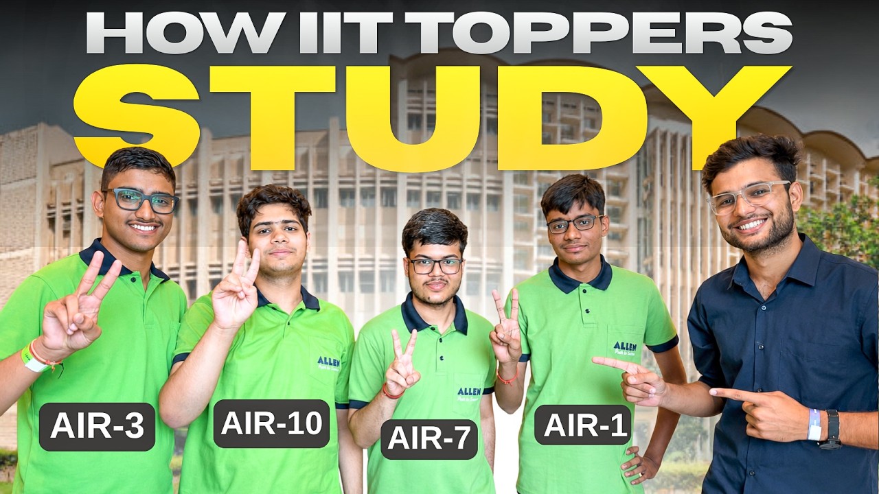 Tips from JEE Advanced AIR 1, 3, 7 & 10 🔥
