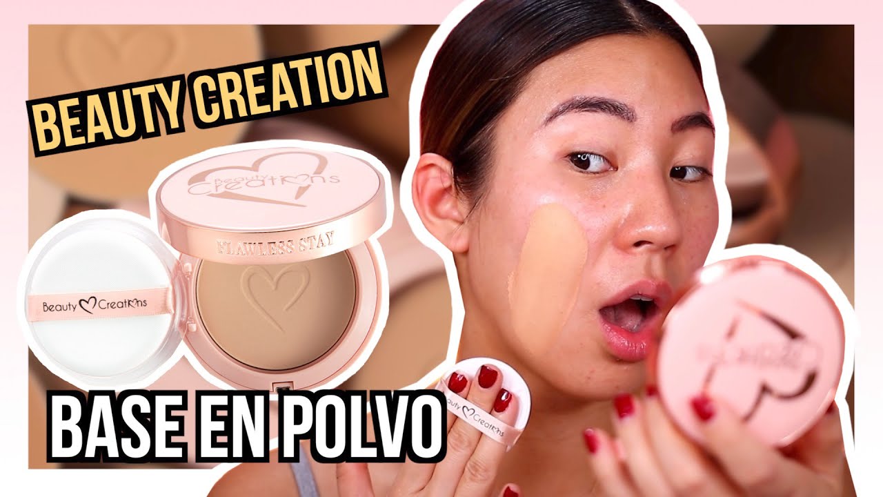 Probando La Nueva BASE EN POLVO De BEAUTY CREATION.. Flawless Stay Powder Foundation