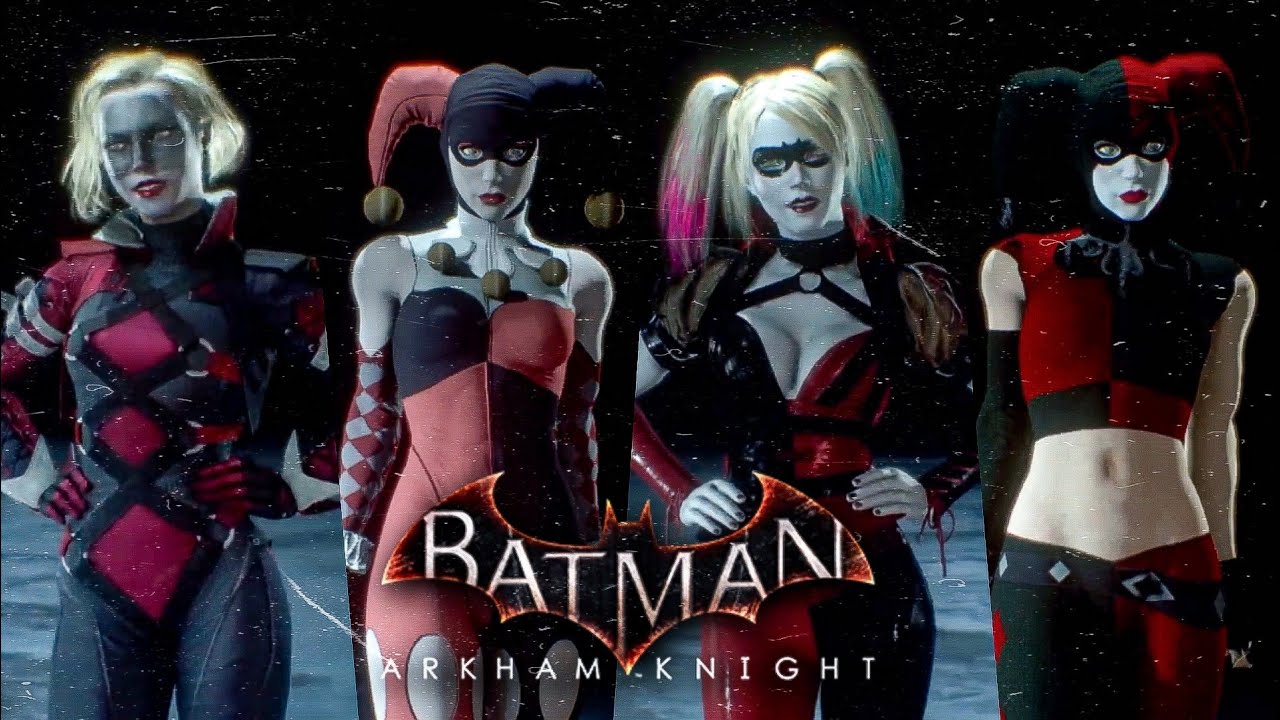 Batman: Arkham Knight - MORE Harley Quinn Skins Pt. 2 | Showcase + Free Roam