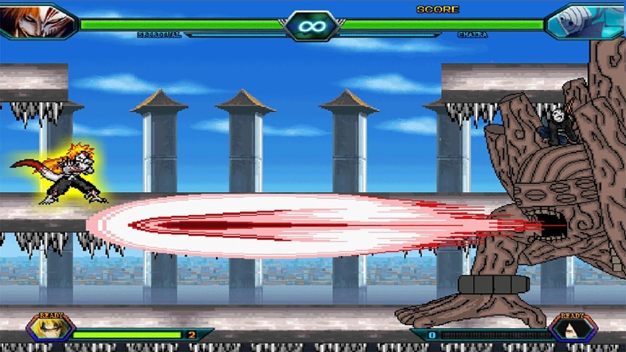 All Ichigo Forms Vs Akatsuki - Bleach Vs Naruto 3.3