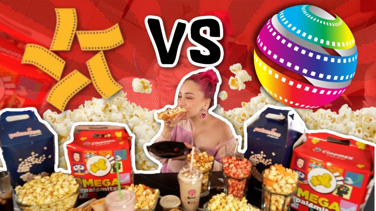 PAR DE DESQUEHACERADOS  se organiza una GUERRA DE CINES (mukbang)
