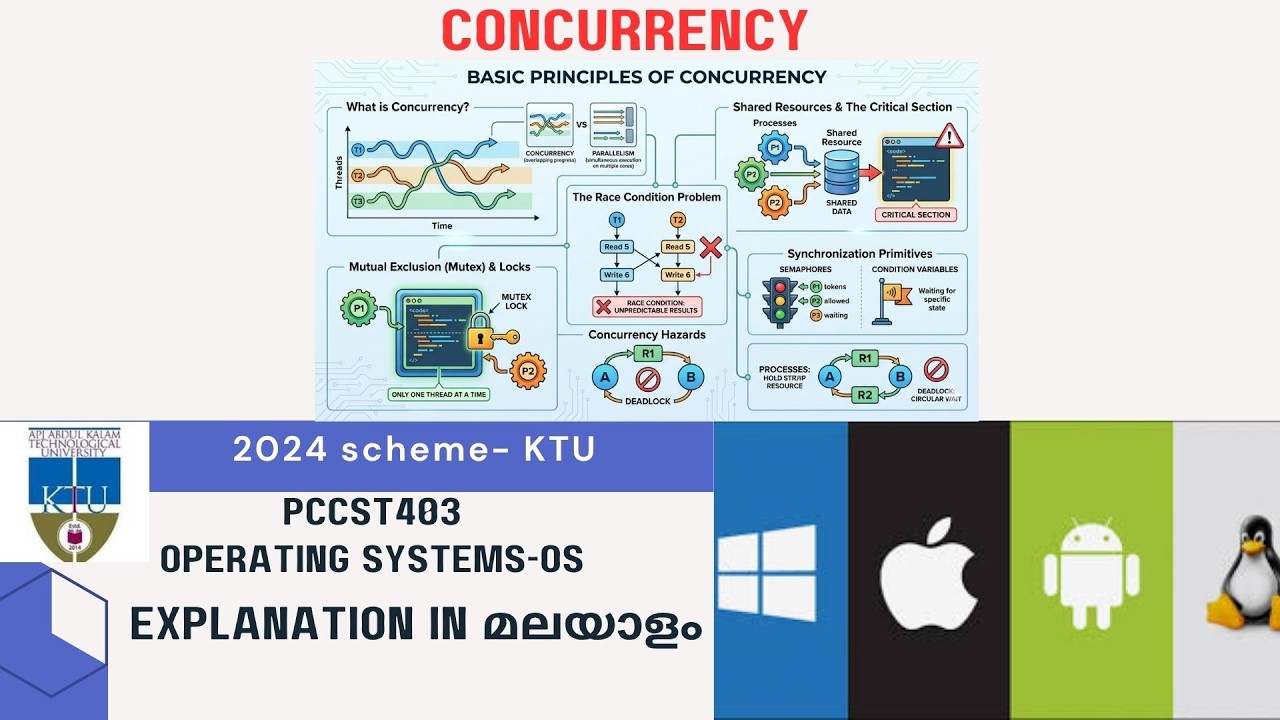 KTU 2024 Scheme | S4 CS | PCCST403 | OPERATING SYSTEMS | MODULE 2-Concurrency and Synchronization