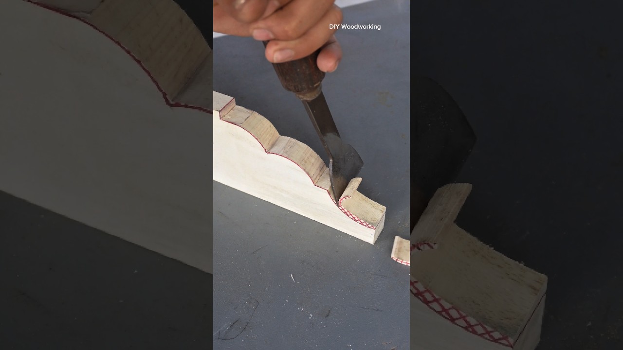 Millions of people are amazed by this wood processing technique. #shorts #asmr #woodworking