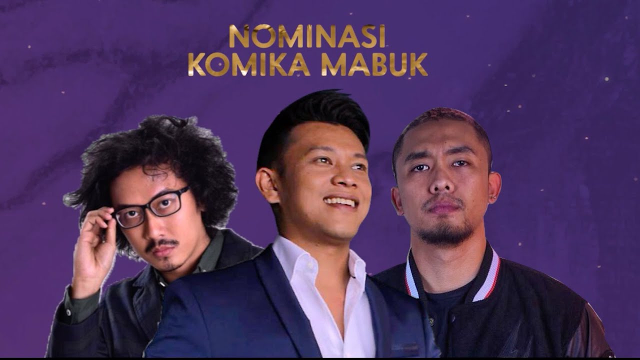 Standupindo Award 2019. Nominasi Komika Mabuk.