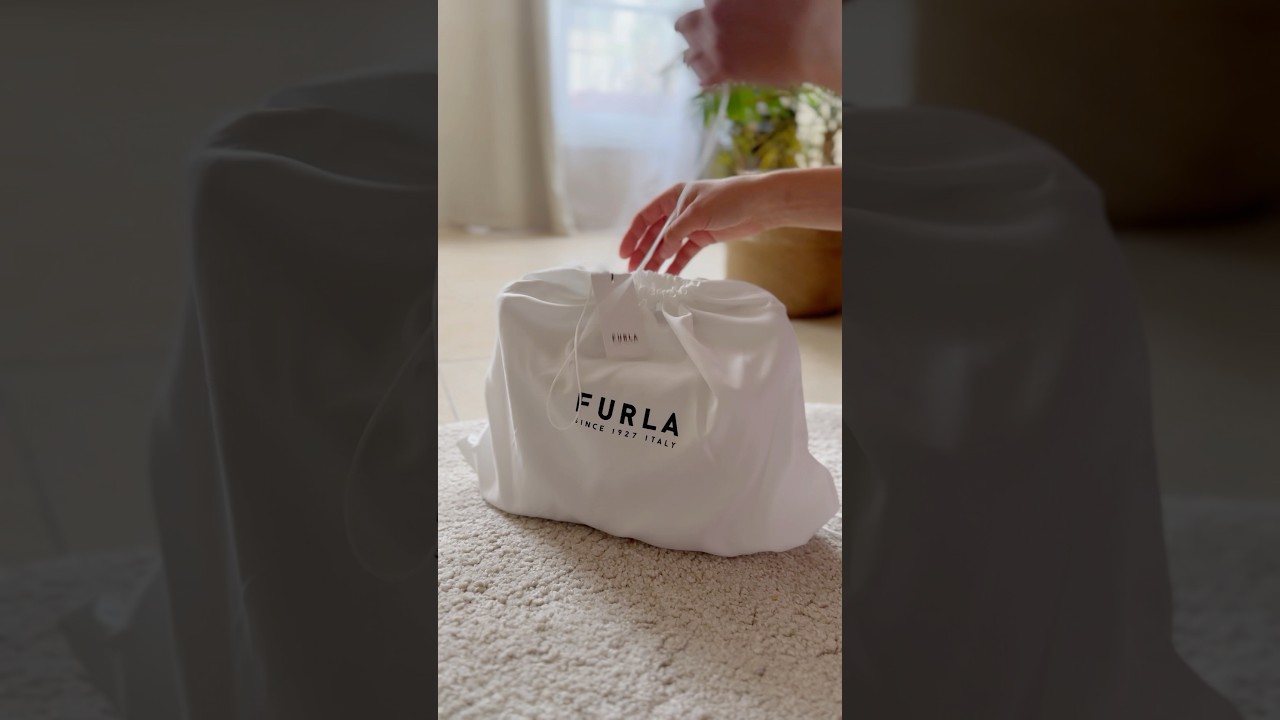 Furla Teia XL Leather Crossbody | ASMR Unboxing #unboxing #unpacking #unboxingvideo #shorts #furla
