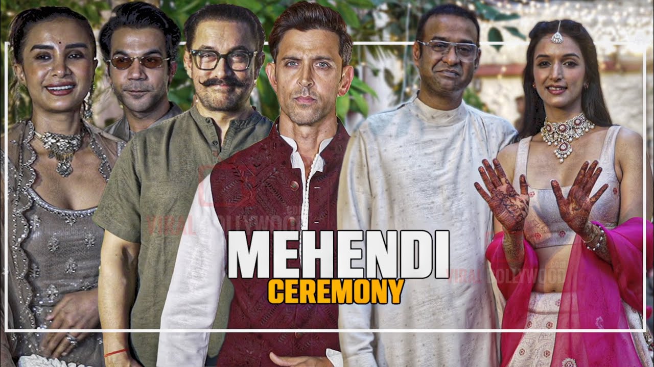 Madhu Mantena and Ira Trivedi&rsquo;s Mehendi Ceremony | FULL HD VIDEO | Aamir Khan, Hrithik Roshan