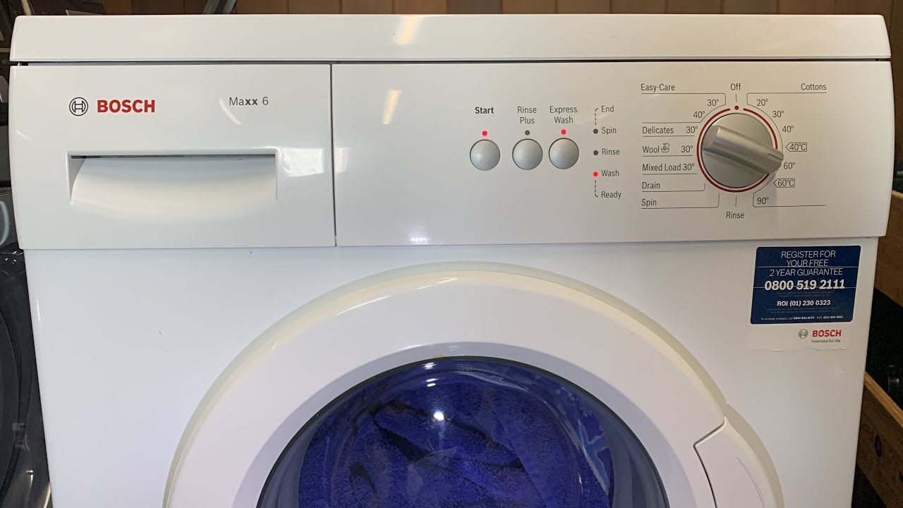 Bosch Maxx 6 WAE24061GB/19 - Cottons 60° + Express Wash