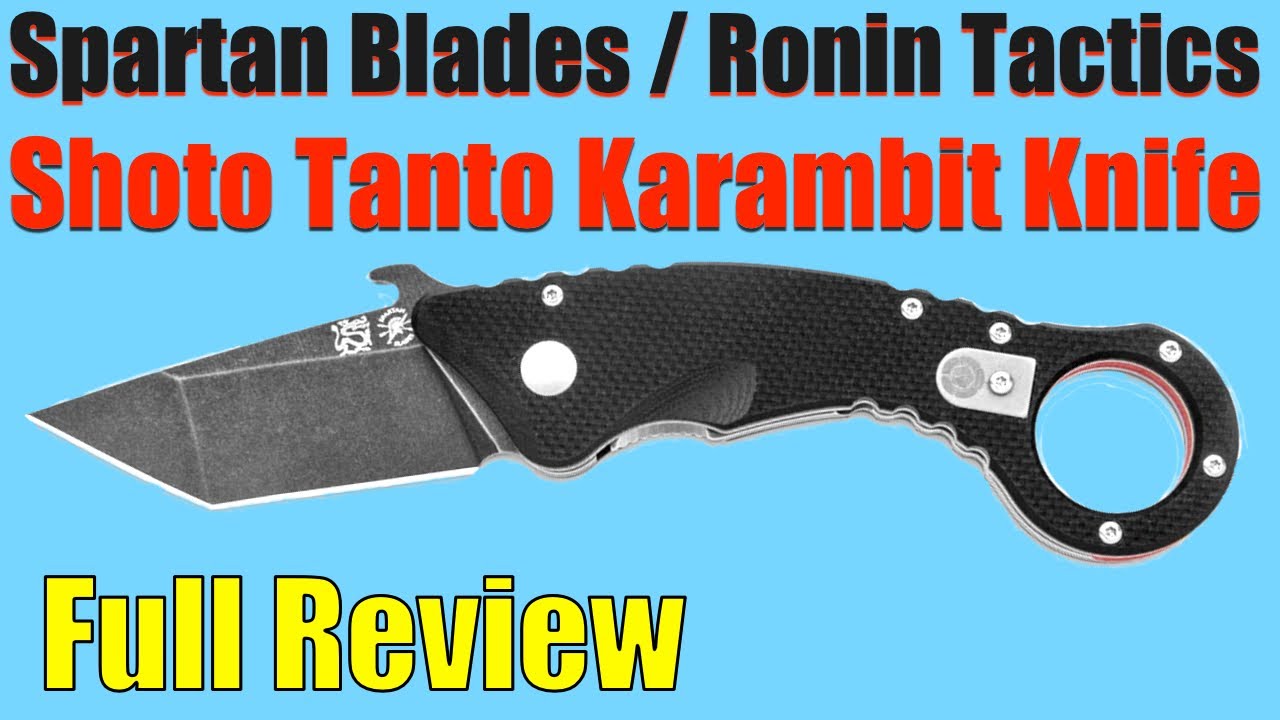 Полный обзор ножа Shoto Karambit Tanto от Spartan Blades