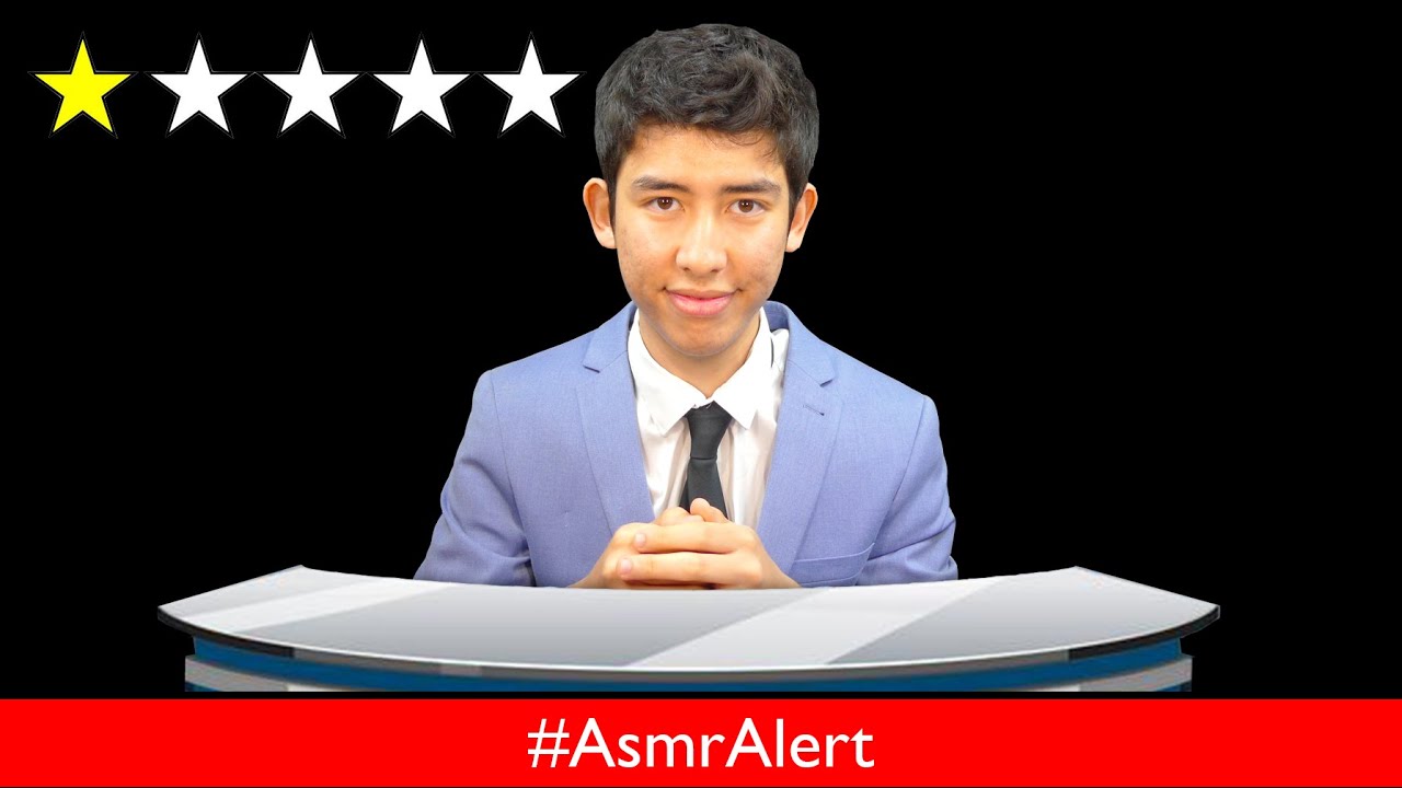 ASMR WORST reviewed news reporter (sorry)