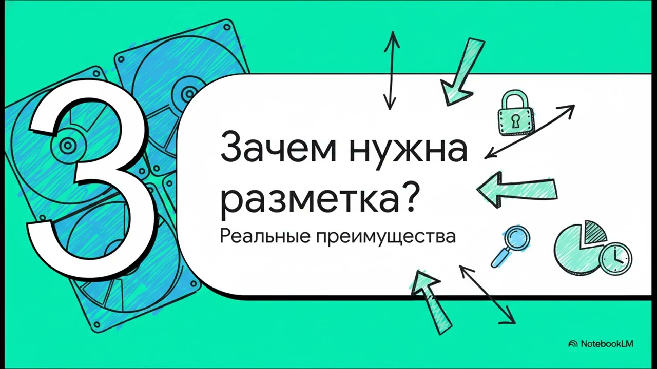 25. Разбиение носителя информации на разделы