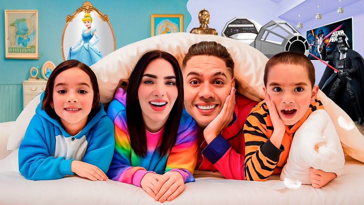 PIJAMIADA en el CUARTO de KIMA y JUANITO