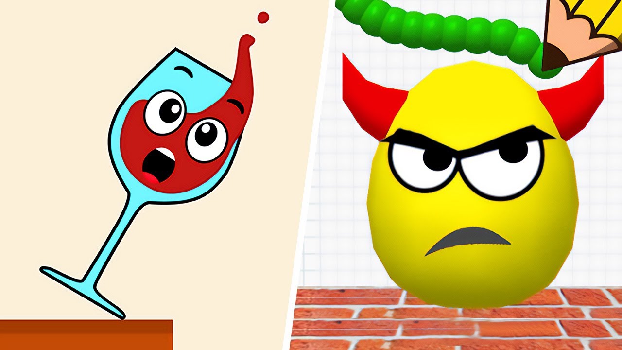 Satisfying Mobile Games ... Sandwich Run, Sandwich Runner, Smash To Draw, Spill it, Ball Run 2048