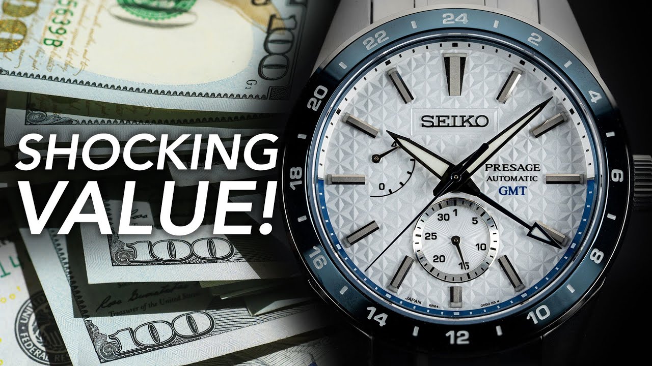Here's why the Seiko Presage SPB223 GMT Sharp Edge Limited edition is a massive bang for your buck.