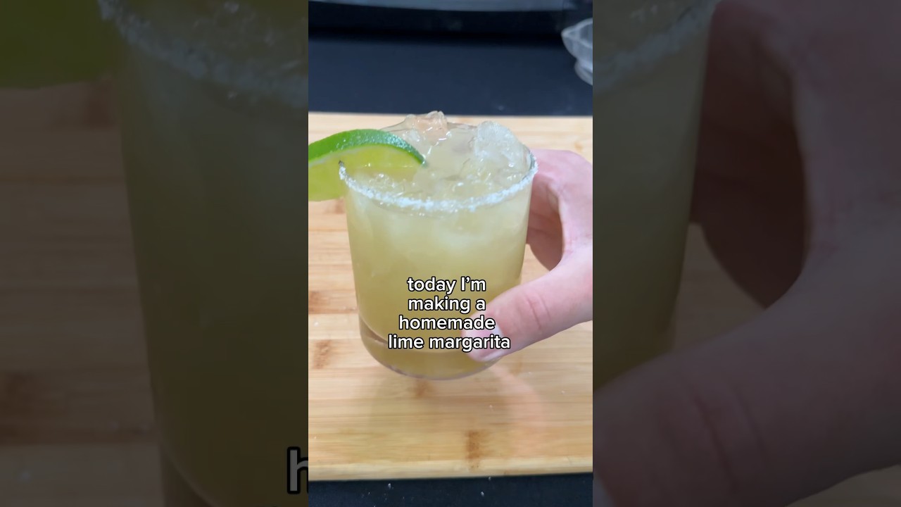 Today I&rsquo;m making a homemade lime margarita #homemade #margarita #recipe