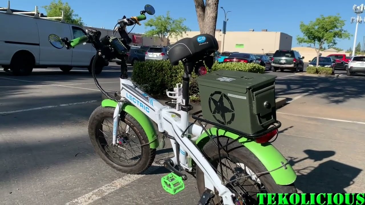 Lectric XP custom Cafe setup, testing. Faster???