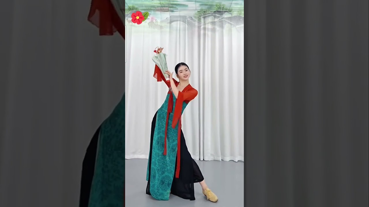 伞舞 《故乡情》经典老歌/安丽舞蹈正背面