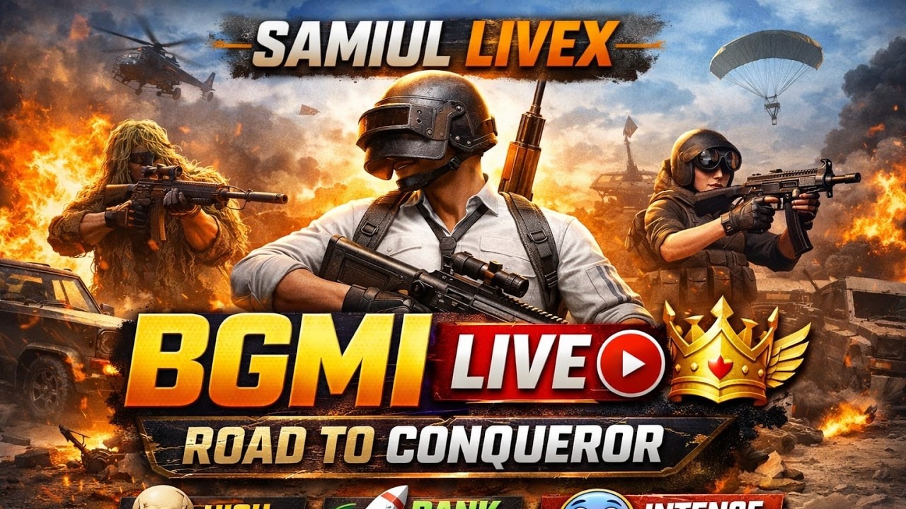 BGMI LIVE 🔴 Duo Conqueror Rank Push 👑 | Full Tryhard Mode 🚀