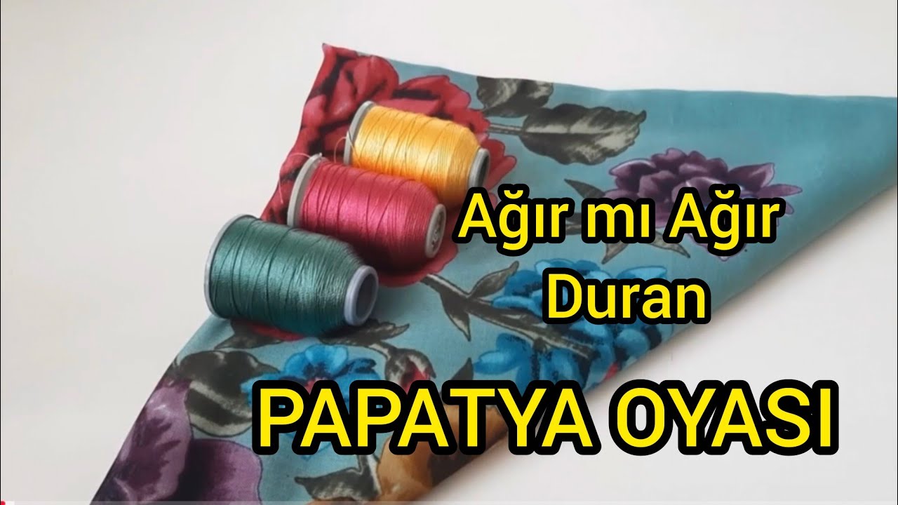 Ağır mı Ağır duran papatya iğne oyası