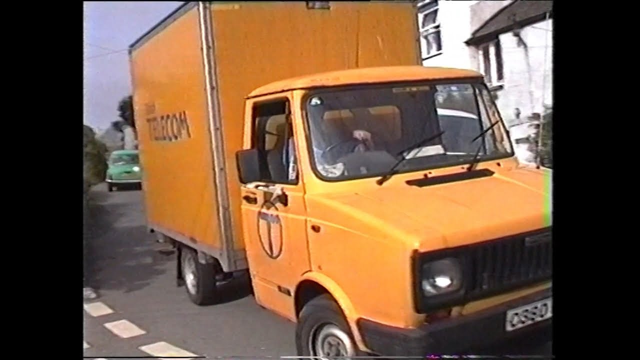 British Telecom in 1992 -  Redruth TEC, Out In The Field, & Driving Back From Newquay.