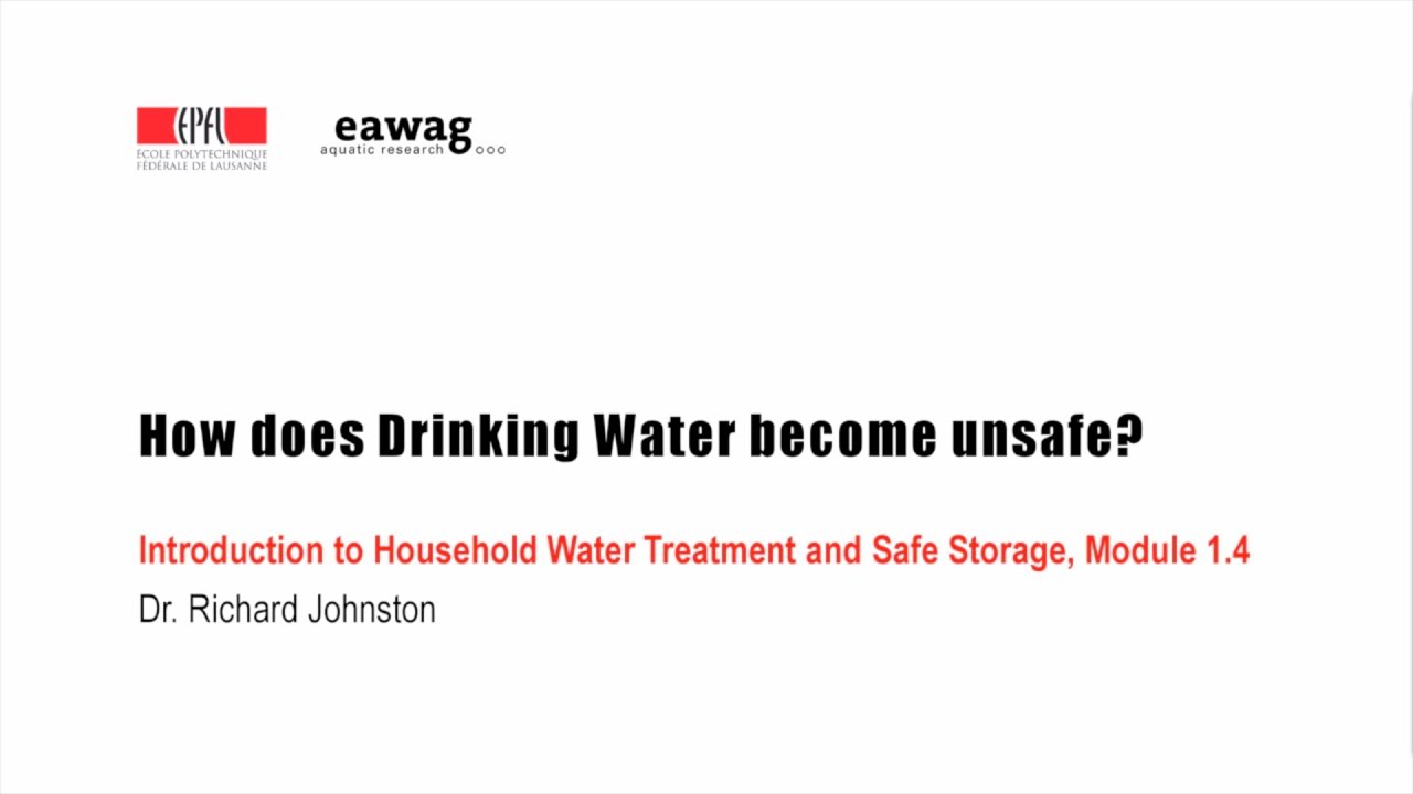 1.4 How does drinking water become unsafe?