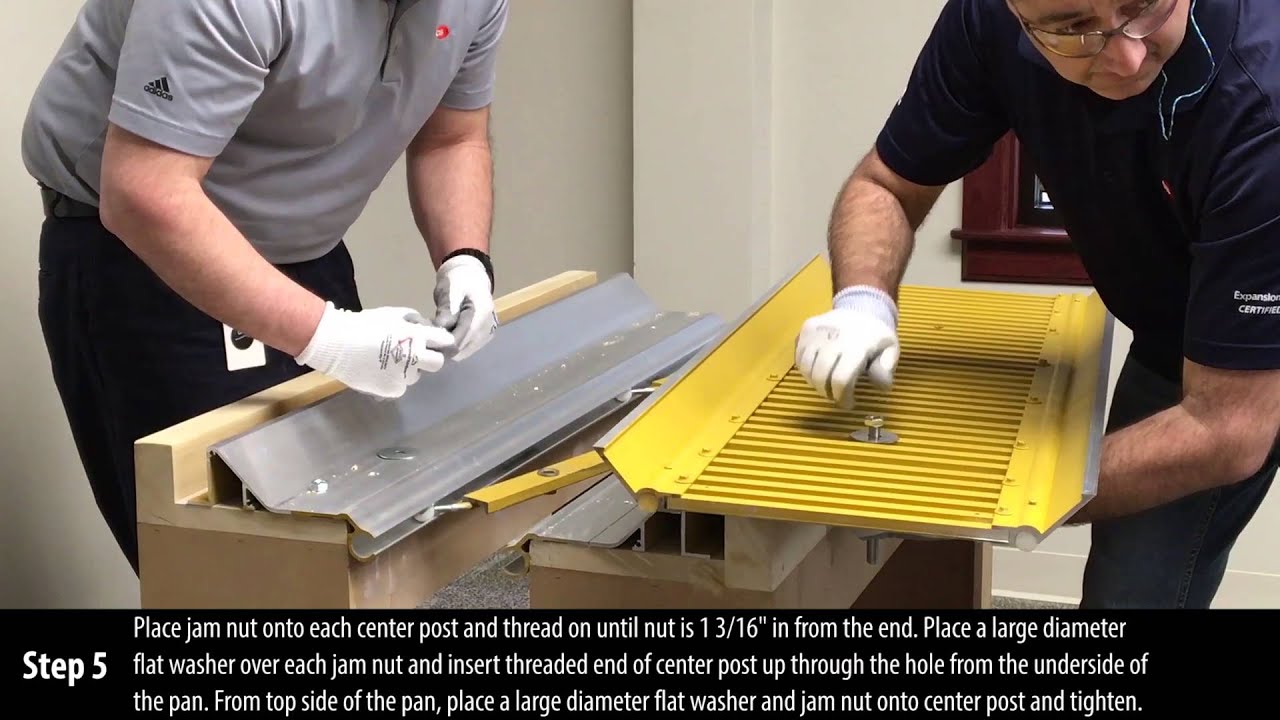 CS Expansion Joint Cover Installation Instructions for SSR 5” and Above