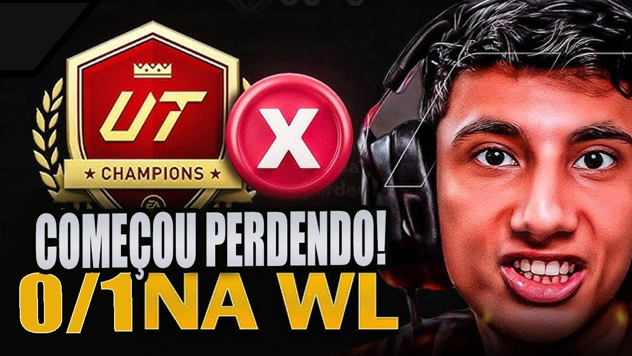 PRIMEIRA VEZ QUE O PAIVINHA PERDE NA PRIMEIRA PARTIDA DA WL DO EA FC 26!!