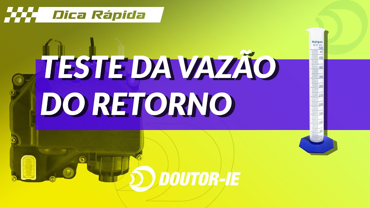 Teste da vazão de retorno do sistema Denoxtronic 2.2 | Doutor-IE