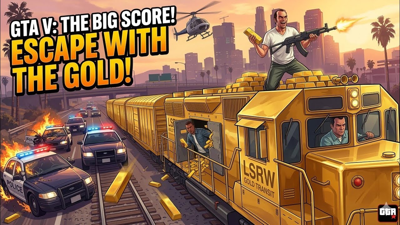 THE BIGGEST HEIST EVER IN GTAV HISTORY | THE BIG SCORE | NO MOD | GTA 5 PART 28