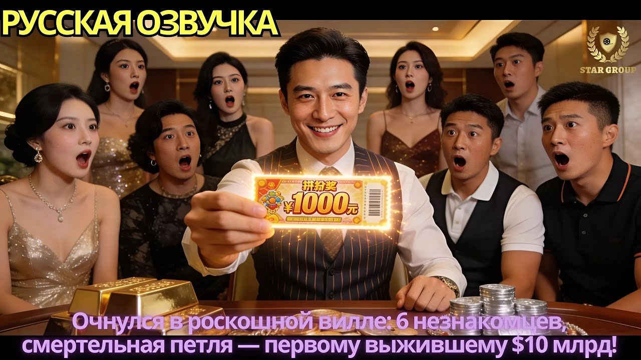 Очнулся в роскошной вилле: 6 незнакомцев, смертельная петля — первому выжившему $10 млрд!