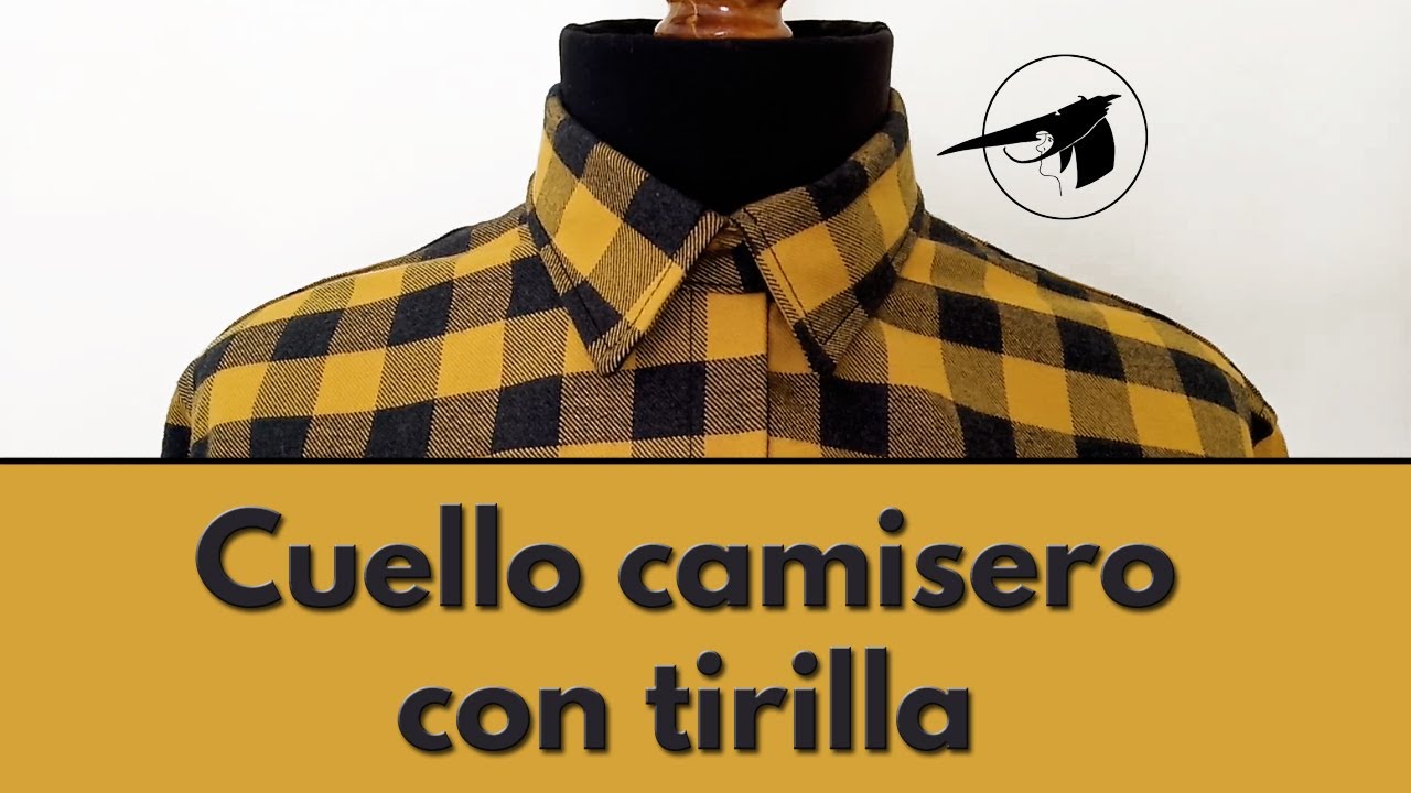 Cómo hacer cuellos camiseros con tirilla o pie de cuello